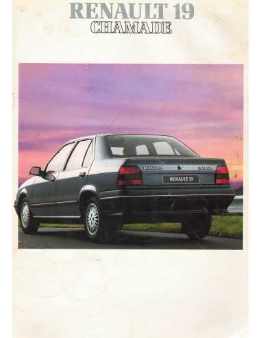 CATALOGUE RENAULT 19 CHAMADE 10/99 | REN16 |
