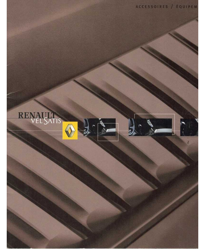 CATALOGUE RENAULT VEL SATIS 02/01 | REN22 |