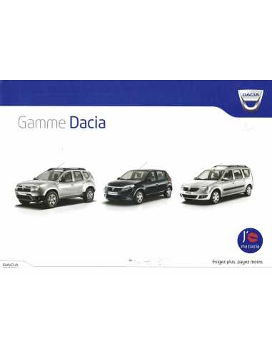 CATALOGUE DACIA LA GAMME 09/2010 | DACIA01 |