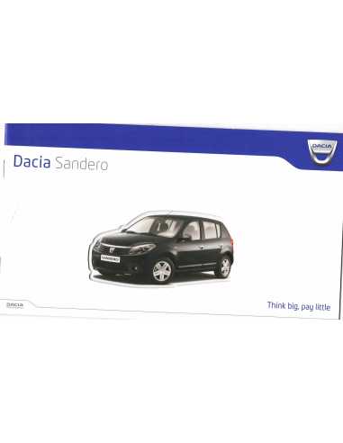 CATALOGUE DACIA SANDERO 02/2008 | DACIA02 |