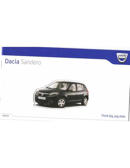 CATALOGUE DACIA SANDERO 02/2008 | DACIA02 |
