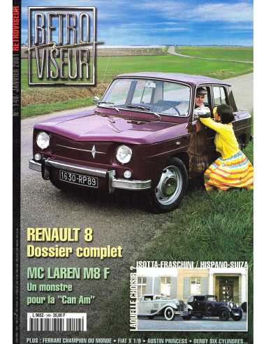 RETRO VISEUR N° 149 - RENAULT 8 | RETRO VISEUR 149 |