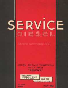 Etude technique Moteurs UNIC 4 et 6 cylindres - Service DIESEL | Service DIESEL UNIC |