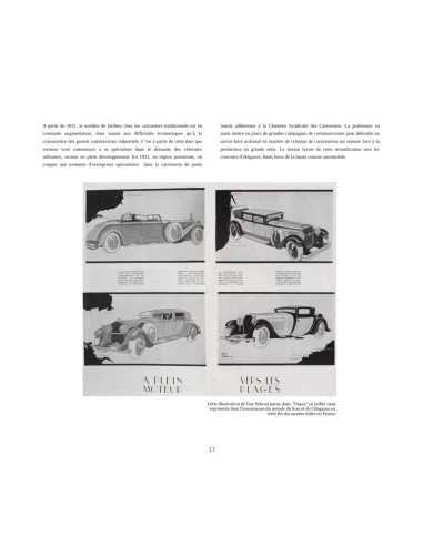 Des Carrosses À L'Automobile, LES ANNEES 30 Age d'or ou chant du cygne / F.Vanaret | 9791096269037 |