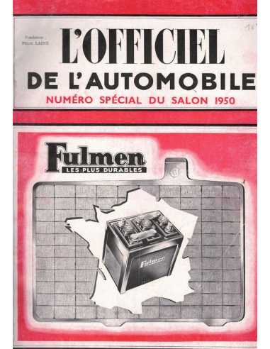 SALON 1950 - L'officiel de l'automobile - Numéro spécial | SALON 1950 |