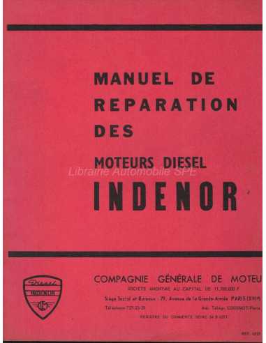 Manuel Réparation Moteur Diesel INDENOR 4 et 6 cylindres XDP | MR INDENOR XDP |