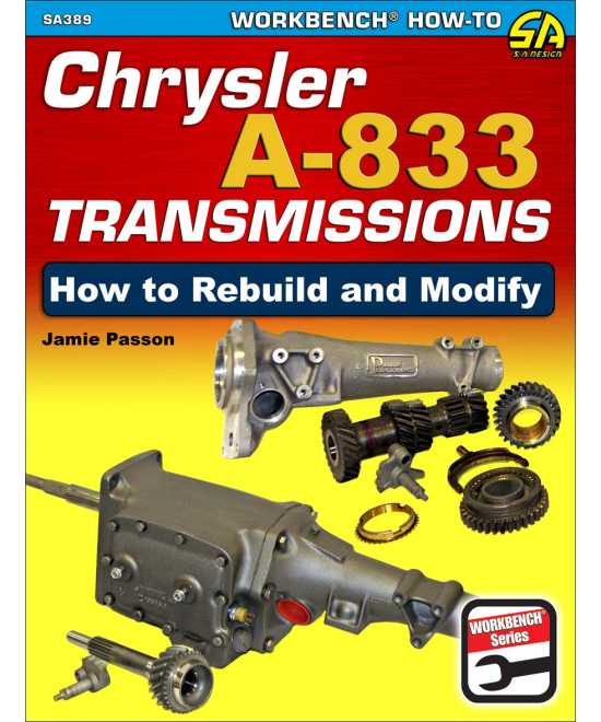 Chrysler A-833 Transmissions - How to Rebuild and Modify | 9781613253243 |