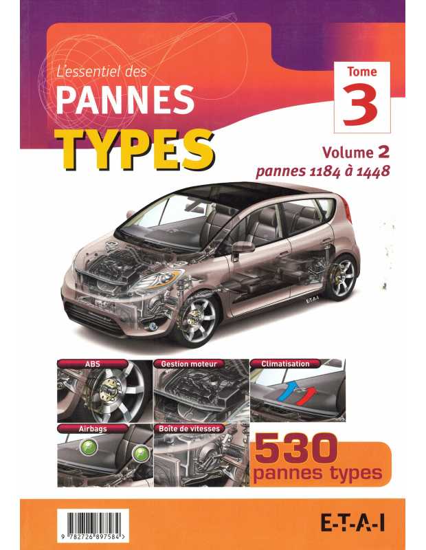 L'essentiel des pannes types (Pannes 1184 à 1448) Vol.2 | 9782726897584 |