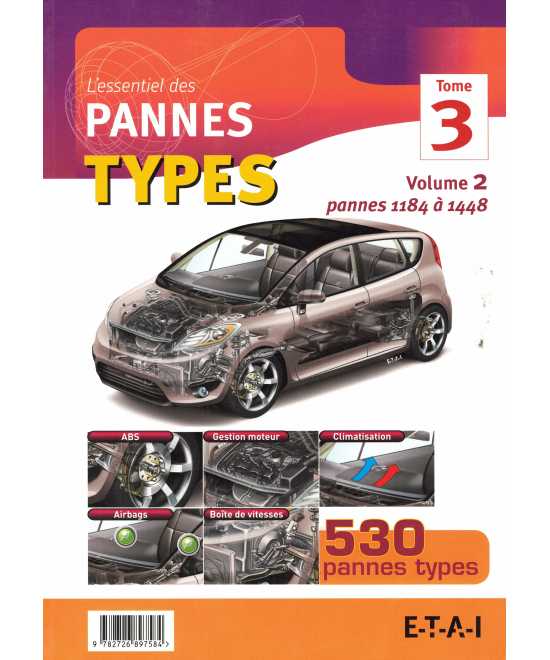 L'essentiel des pannes types (Pannes 1184 à 1448) Vol.2 | 9782726897584 |