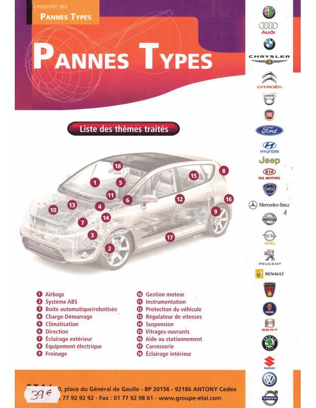 L'essentiel des pannes types (Pannes 1184 à 1448) Vol.2 | 9782726897584 |