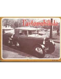 L'Automobiliste N°47 Novembre 1977 (Edition souple) | L'AUTOMOBILISTE 47- SOUPLE |