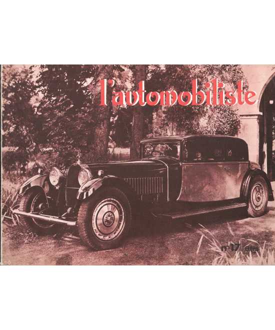 L'Automobiliste N°17 Nov / Déc 1969 (Edition souple) | L'AUTOMOBILISTE 17- SOUPLE |