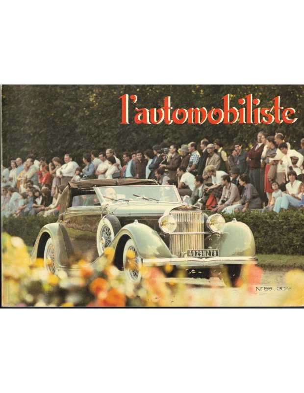 L'Automobiliste N°56 - 1980 (Edition souple) | L'AUTOMOBILISTE 56- SOUPLE |