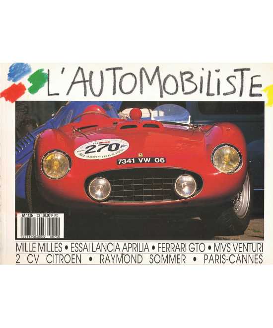 L'Automobiliste N°73 Sept / Oct 1987 (Edition souple) | L'AUTOMOBILISTE 73- SOUPLE |