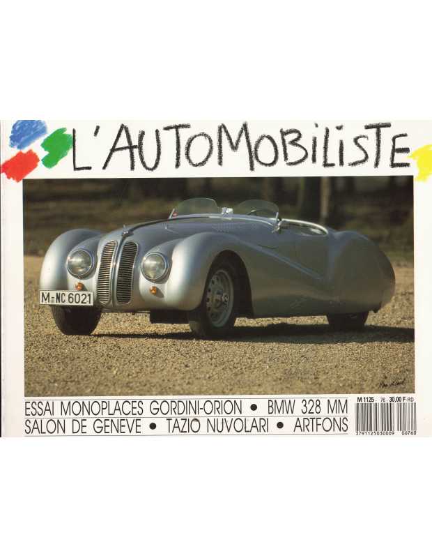 L'Automobiliste N°76 Mars / Avril 1988 (Edition souple) | L'AUTOMOBILISTE 76- SOUPLE |