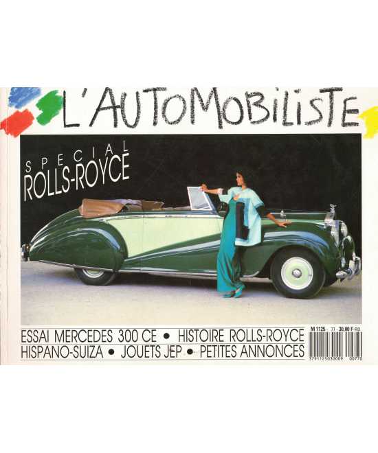 L'Automobiliste N°77 Mai / Juin 1988 (Edition souple) | L'AUTOMOBILISTE 77- SOUPLE |