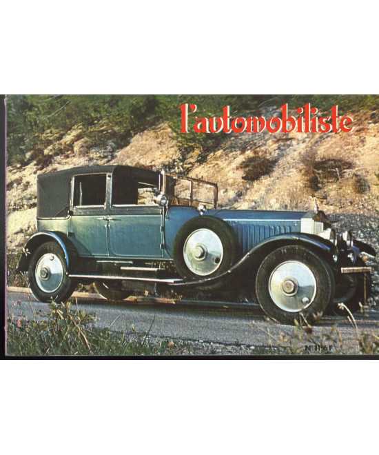 L'Automobiliste N°11 Sept / octobre 1968 (Edition souple) | L'AUTOMOBILISTE 11 - SOUPLE |
