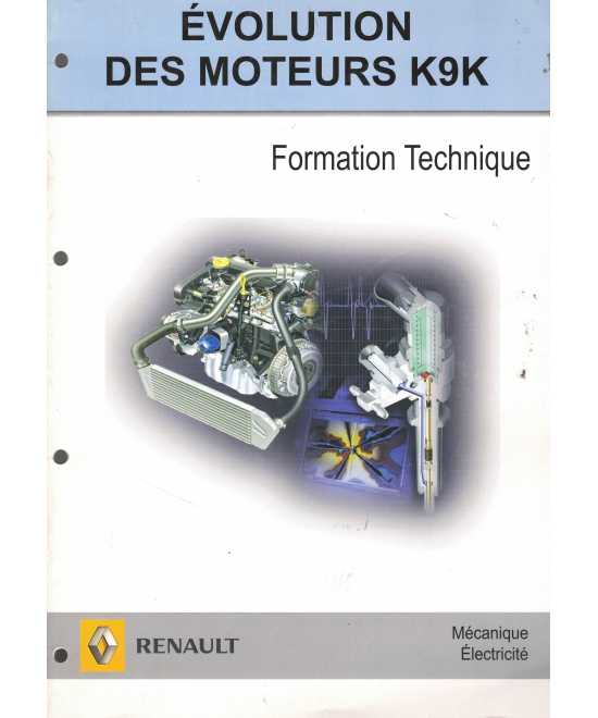 Evolution des moteurs K9K (Mécanique, Electricité) - Formation technique | Moteur K9K |