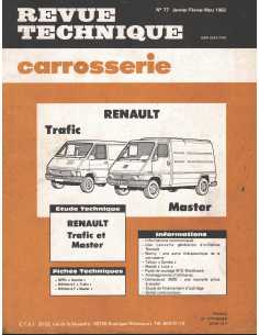 Revue Technique Carrosserie Renault Trafic et Master N°77 | RTC 77 |