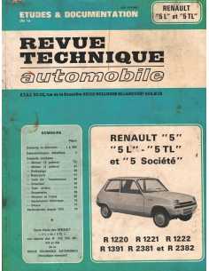 Revue Technique Renault 5 (L,TL et société) | 9782726831854 |