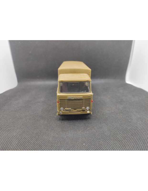 SCANIA 140 PLATEAU BACHE - NARCOVAL - N° 506 - 1/50 | Scania 140 plateau bâché - 506 |