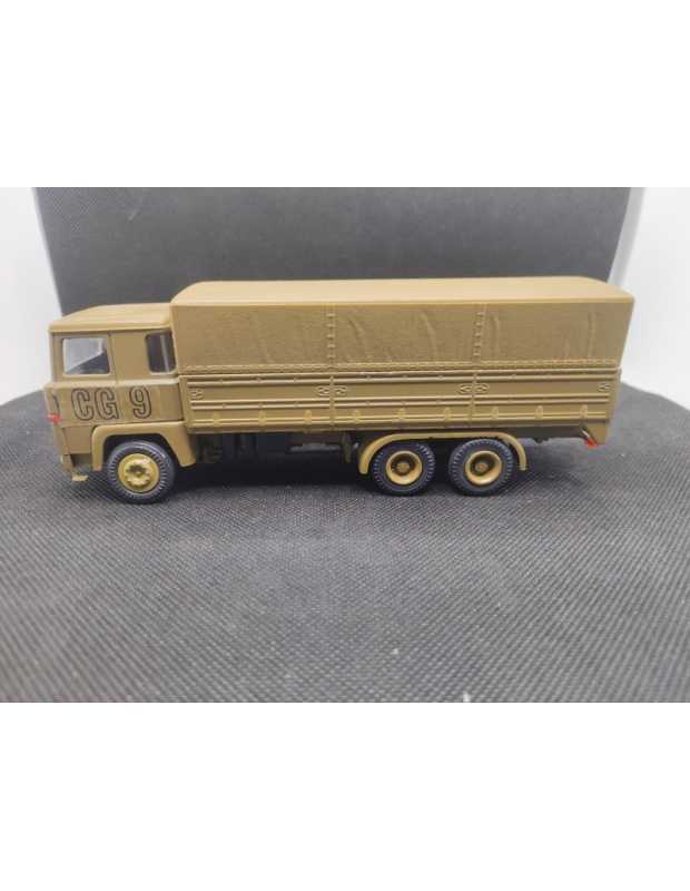 SCANIA 140 PLATEAU BACHE - NARCOVAL - N° 506 - 1/50 | Scania 140 plateau bâché - 506 |