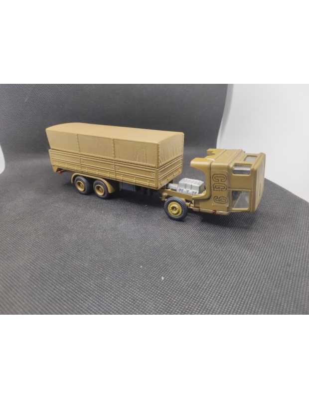 SCANIA 140 PLATEAU BACHE - NARCOVAL - N° 506 - 1/50 | Scania 140 plateau bâché - 506 |