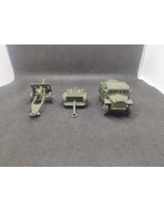 25 POUNDER FIELD GUN SET - DINKY TOYS - N° 697 - 1/43 | 25 Pounder Field Gun Set - 697 | 2