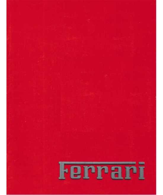 Brochure FERRARI Gamme 1988 (Anglais) - 4M/12/88 | Brochure Ferrari 003 - 4M/12/88 |