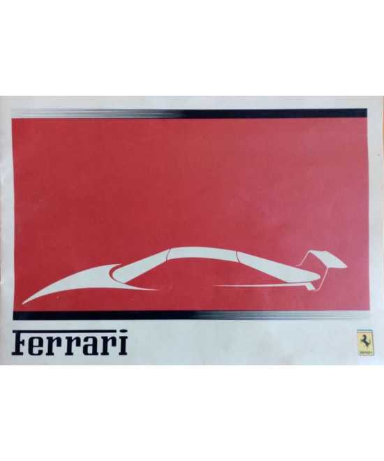 Brochure Gamme Ferrari F40, Testarossa, 348, Mondial (Français) | Brochure Ferrari 009 |