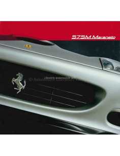 Brochure Ferrari 550M Maranello 5.75 V12 (515HP) 2002 | Brochure Ferrari 016 - 1804/02 |