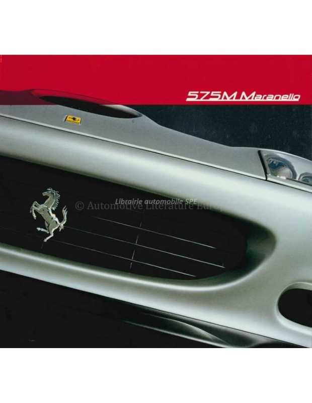 Brochure Ferrari 550M Maranello 5.75 V12 (515HP) 2002 | Brochure Ferrari 016 - 1804/02 |