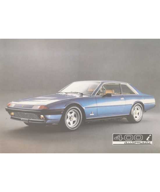 Brochure Ferrari 400I Automatic V12 (340HP) 1983 | Brochure Ferrari 019 - 6M/11/83 |