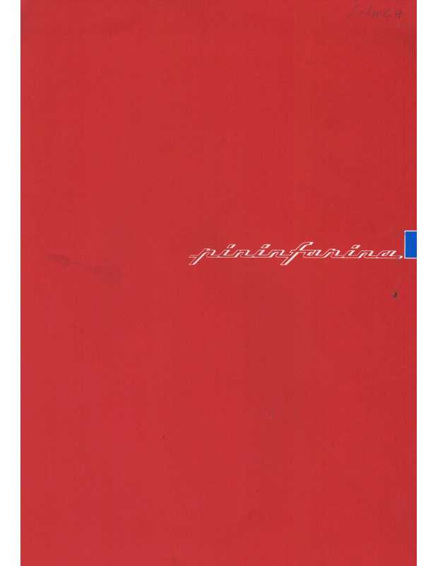 Brochure Industrie Pininfarina "Servizi Stampa" 1980 (Français) | Brochure Pininfarina 025 |