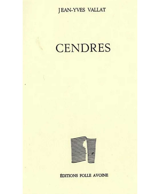 Cendres De Jean-Yves Vallat | 9782868102560 |