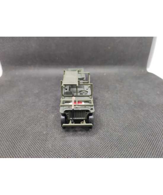 JEEP WILLYS AMBULANCE MILITAIRE - SOLIDO - N° 6122 - 1/43 | Jeep Willys ambulance militaire et sa remorque - 6122 |
