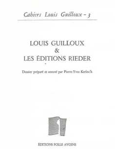 Cahiers Louis Guilloux, n° 3. | 9782868102379 |