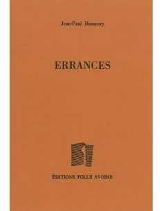 Errances De Jean-Paul Hameury | 9782868101891 |