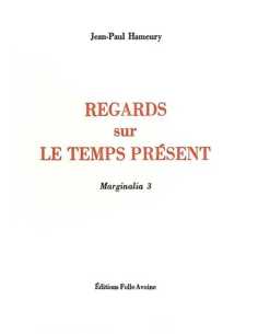 Marginalia. Vol.3 De Jean-Paul Hameury | 9782868101785 |