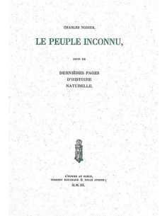 Le peuple inconnu De Charles Nodier | 9782868101631 |