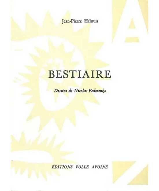 Bestiaire De Jean-Pierre Hélouis | 9782868101495 |