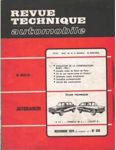Revue Technique Autobianchi A111 - Primula et Coupé s | RTA 295 |