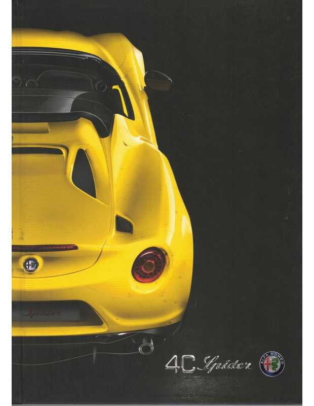 Brochure Alfa Romeo 4C Spider | Alfa 08 - 04.9.2381.38 |