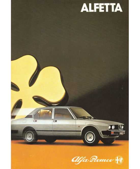Brochure Alfa romeo Alfetta ♣ Trèfle | Alfa 12 - 827-79 |