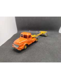 TRACTEUR WILLEME AVEC SA SEMI-REMORQUE FARDIER - DINKY SUPERTOYS- N° 36A - 1/43 | Tracteur Willeme avec sa Semi-Remorque Fard...