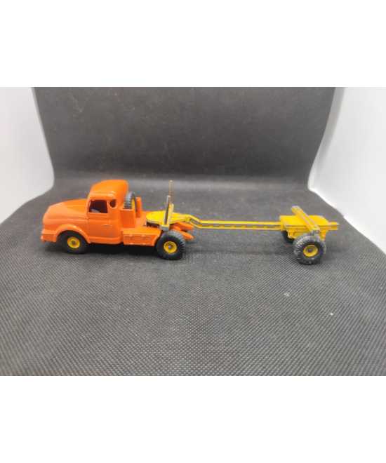 TRACTEUR WILLEME AVEC SA SEMI-REMORQUE FARDIER - DINKY SUPERTOYS- N° 36A - 1/43 | Tracteur Willeme avec sa Semi-Remorque Fard...