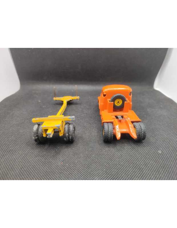 TRACTEUR WILLEME AVEC SA SEMI-REMORQUE FARDIER - DINKY SUPERTOYS- N° 36A - 1/43 | Tracteur Willeme avec sa Semi-Remorque Fard...