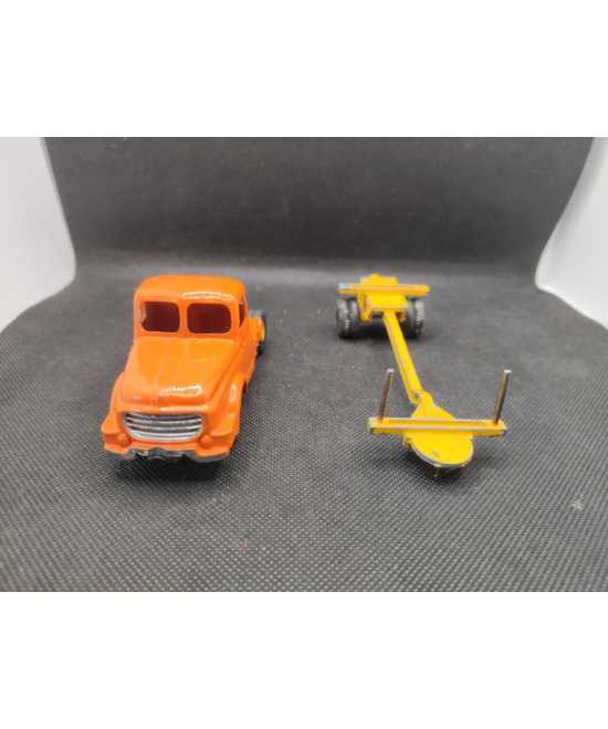 TRACTEUR WILLEME AVEC SA SEMI-REMORQUE FARDIER - DINKY SUPERTOYS- N° 36A - 1/43 | Tracteur Willeme avec sa Semi-Remorque Fard...
