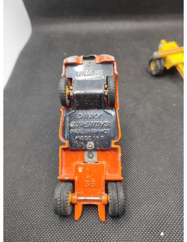 TRACTEUR WILLEME AVEC SA SEMI-REMORQUE FARDIER - DINKY SUPERTOYS- N° 36A - 1/43 | Tracteur Willeme avec sa Semi-Remorque Fard...