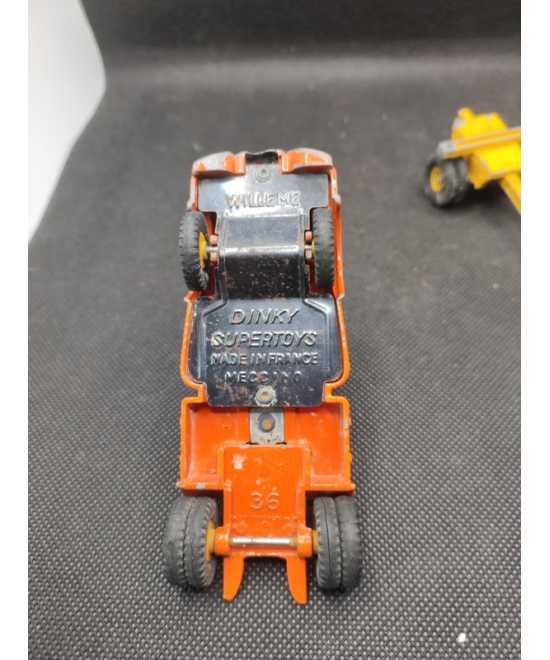 TRACTEUR WILLEME AVEC SA SEMI-REMORQUE FARDIER - DINKY SUPERTOYS- N° 36A - 1/43 | Tracteur Willeme avec sa Semi-Remorque Fard...